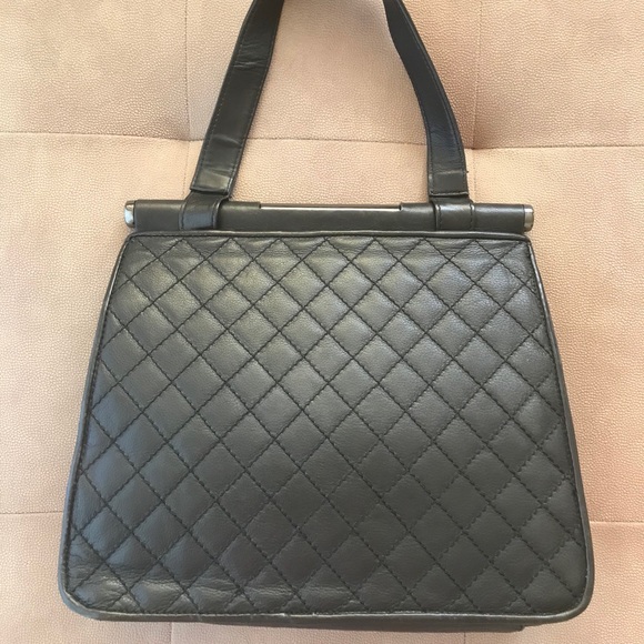 💎SALE🔥BCBGMAXAZRIA black leather bag - Picture 2 of 16
